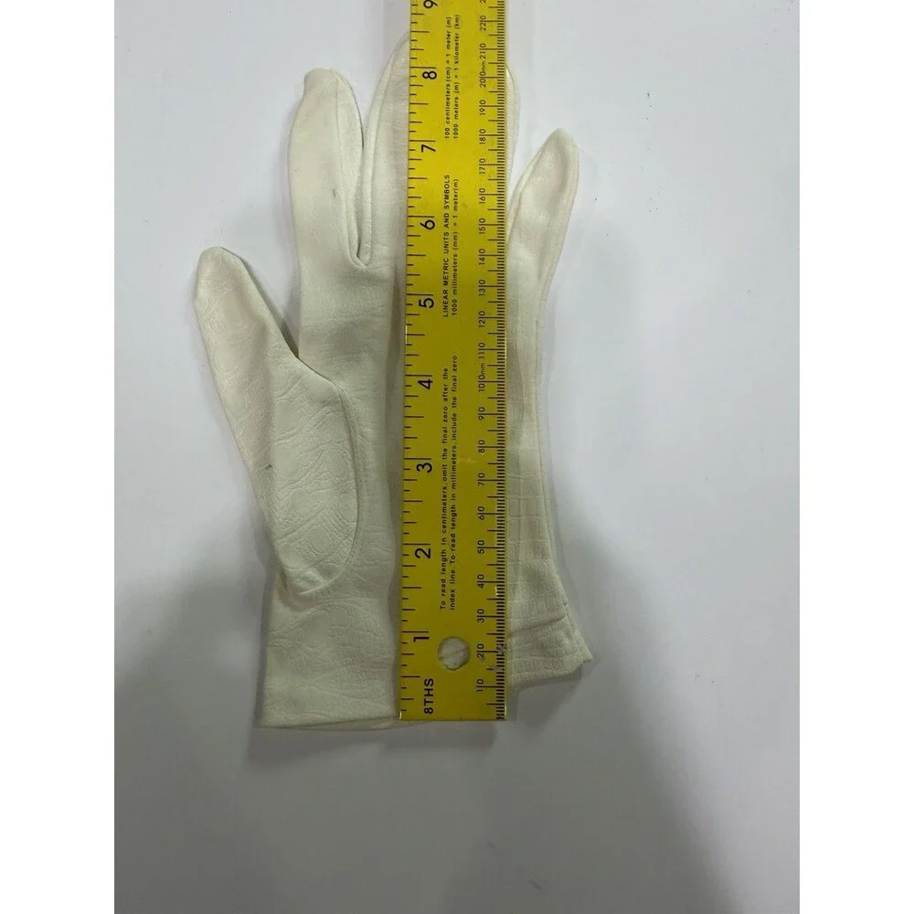Vintage White Stetson Gloves Women's See Measurements